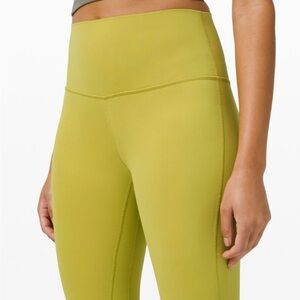 lululemon athletica Yellow Track Pants NWOT